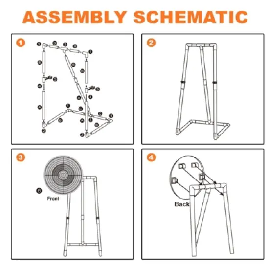 Contixo TS1 Target  Axe Throwing Set image {5}