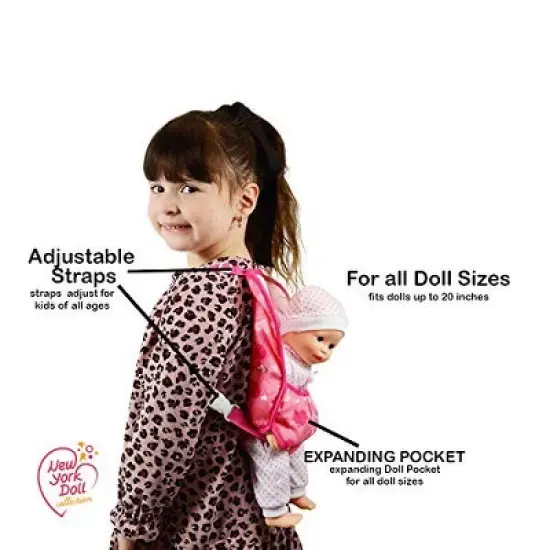 The New York Doll Collection Baby Doll Carrier Backpack image {4}