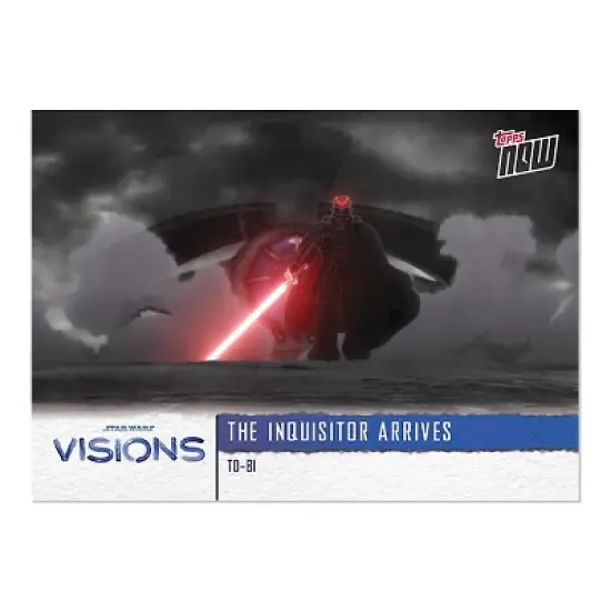 TOPPS NOW 2021 Star Wars Visions 5-Card Pack | T0-B1 image {1}
