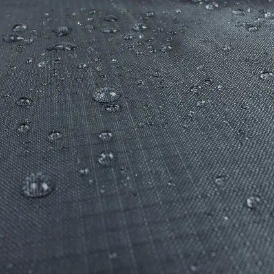 Summerset Shield Gold 2-Layer Polyester Fabric Outdoor Loveseat Cover - Charcoal Grey image {5}