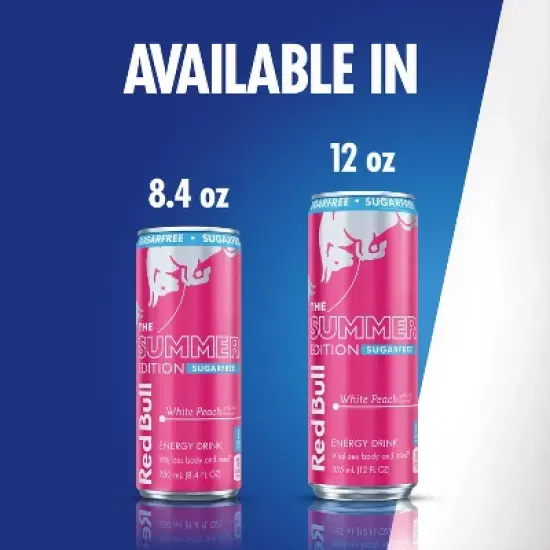 Red Bull Sugarfree Summer Edition Energy Drink - 8.4 fl oz Can image {5}