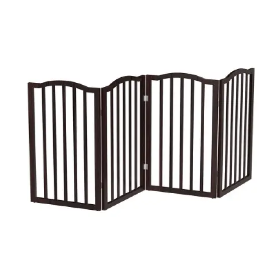 Pet Adobe Freestanding Scallop Top Pet Gate image {7}