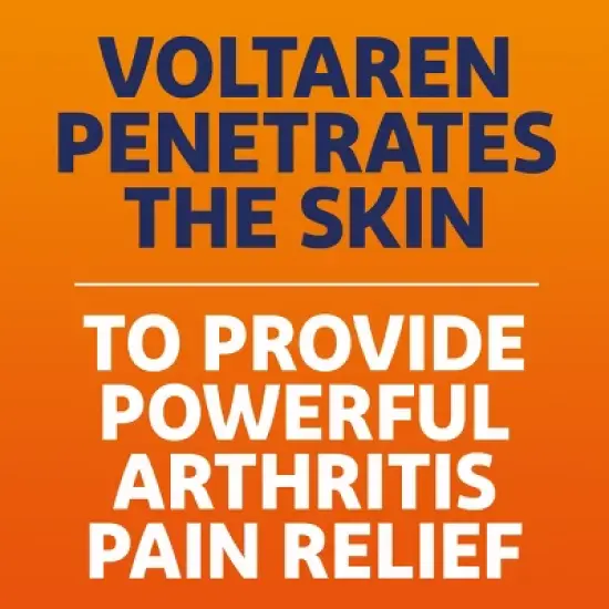 Voltaren Diclofenac Sodium Topical Arthritis Pain Relief Gel Tube image {2}