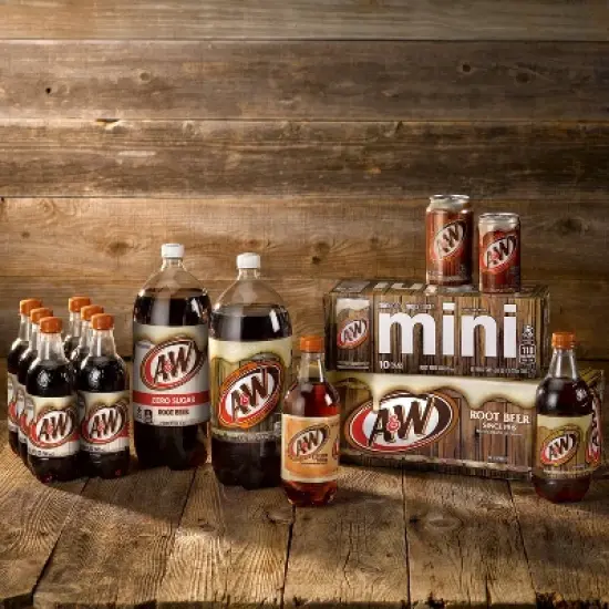 A&W Root Beer Zero Sugar Soda - 12pk/12 fl oz Cans image {8}
