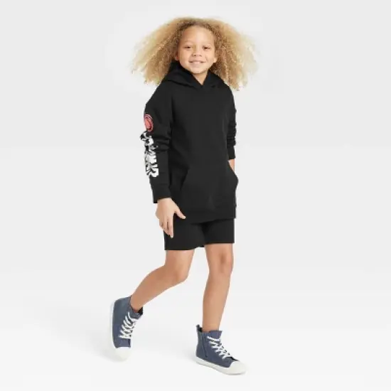 Boys' 'Trust the Universe' Graphic Hooded Sweatshirt - art class&trade; Black image {2}