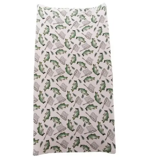 Changing Pad Cover | Gone Fishin' | Charlie Lou Baby image {3}