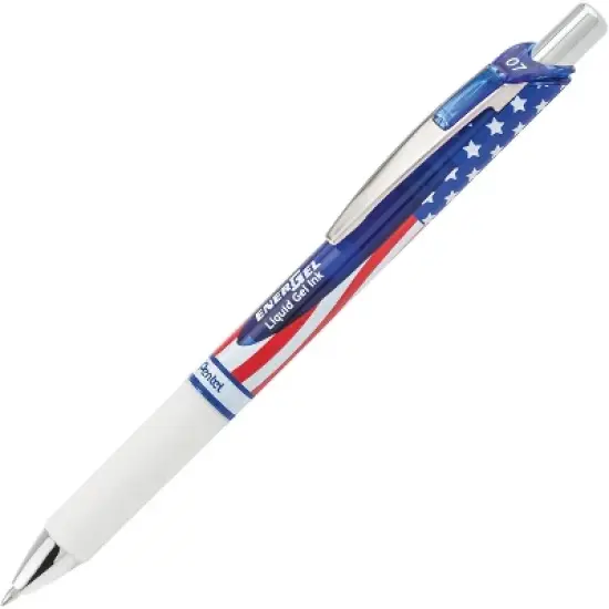 Pentel Stars & Stripes Edition EnerGel RTX Pens BL77USABP3A image {2}