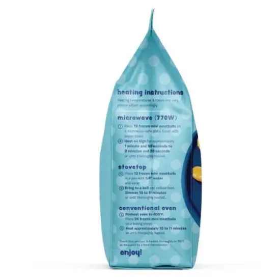 Simek's Mini Beef Meatballs - Frozen - 12oz image {3}