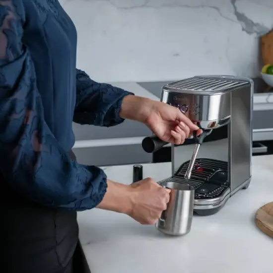 Breville Bambino Plus Stainless Steel Espresso Maker Silver BES500BSS image {13}