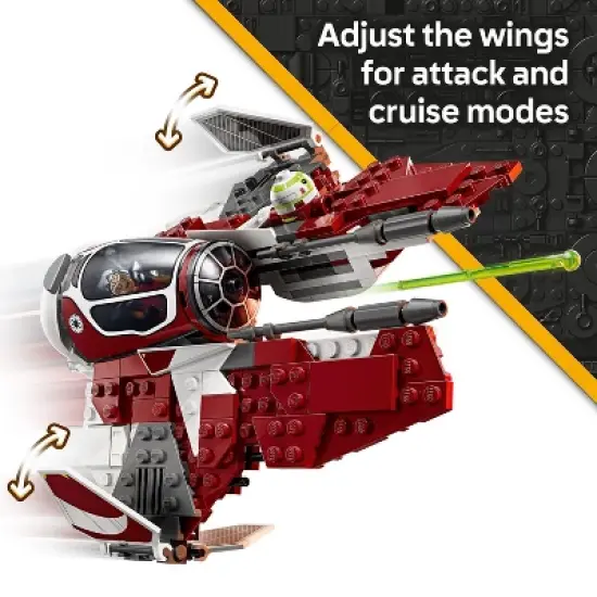 LEGO Star Wars The Clone Wars Ahsoka's Jedi Interceptor Spaceship Building Toy 75401 image {2}