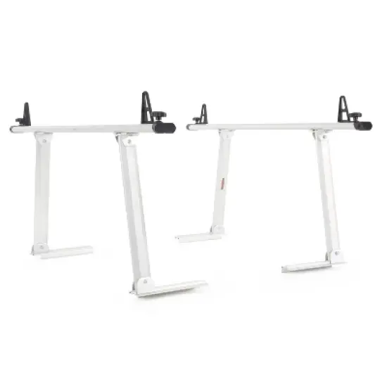 Rockland Universal Truck Bed Utility Rack with 800 Pound Capacity for Kayaks, Lumber, Ladders, and Other Oversized Cargo, Aluminum image {3}