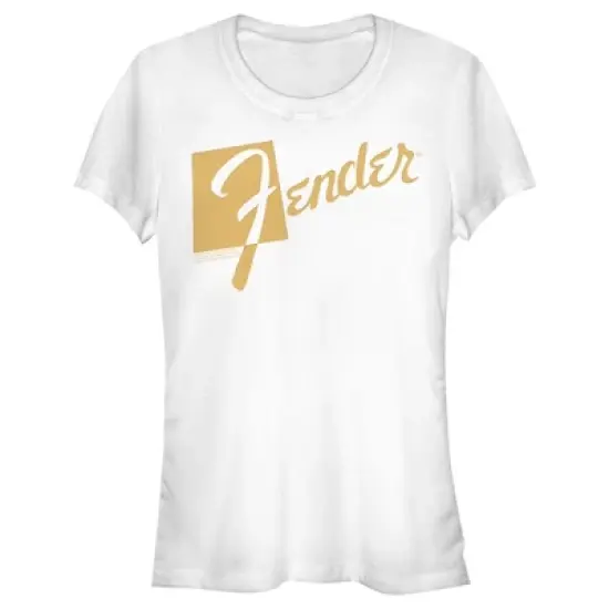 Junior's Fender Retro Logo T-Shirt image {3}