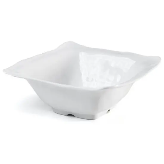 Q Home | Ruffle 12.5" Melamine Square  Serving Bowl image {1}