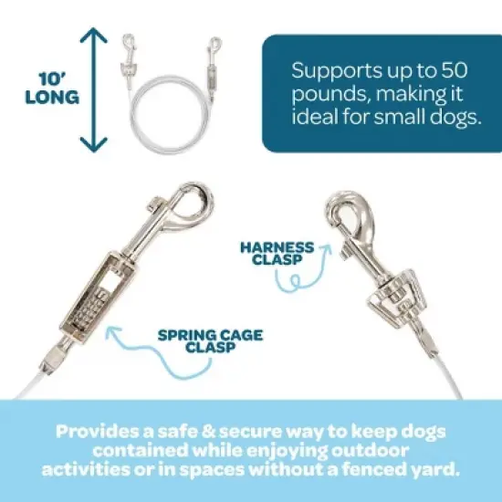 Carlson Tie Out Dog Leash - 10' image {5}