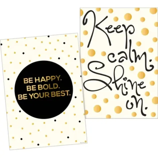 Set of 6 Be Happy Be Bold Motivational Art Prints & Posters - Barker Creek: Educational Posters, Teacher Supplies, All Ages image {1}