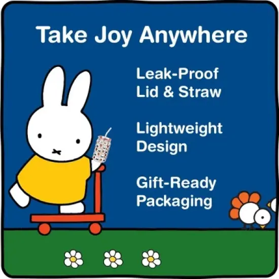 Dragon Glassware | Miffy 16 oz Strawberry Drinking Glasses Set of 2 image {5}