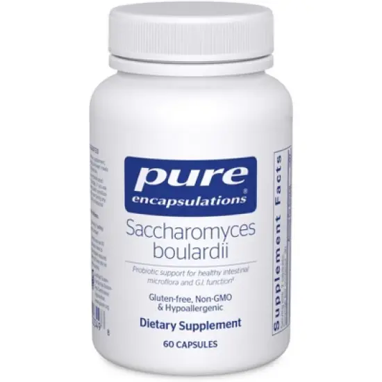Pure Encapsulations Saccharomyces Boulardii - Natural Probiotic to Balance Intestinal Flora - 60 Capsules image {9}