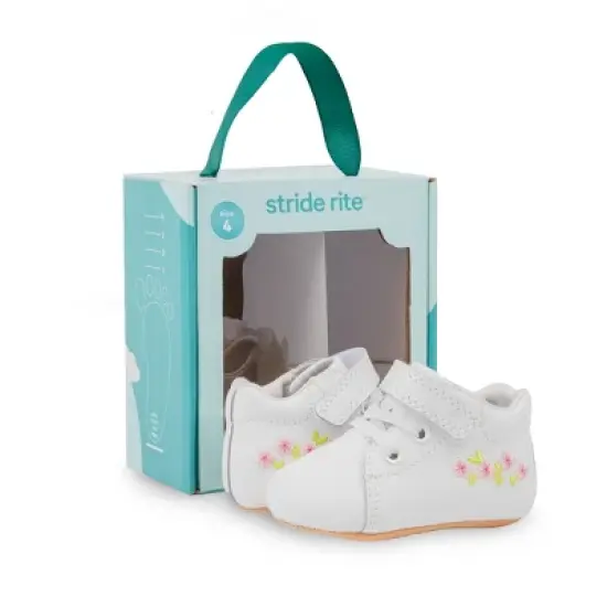Stride Rite Emilia Baby Kid's Leather Classic Bootie Shoe image {7}