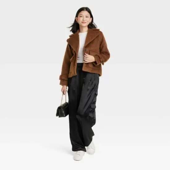 Women's Faux Utility Jacket - A New Day&trade; image {2}