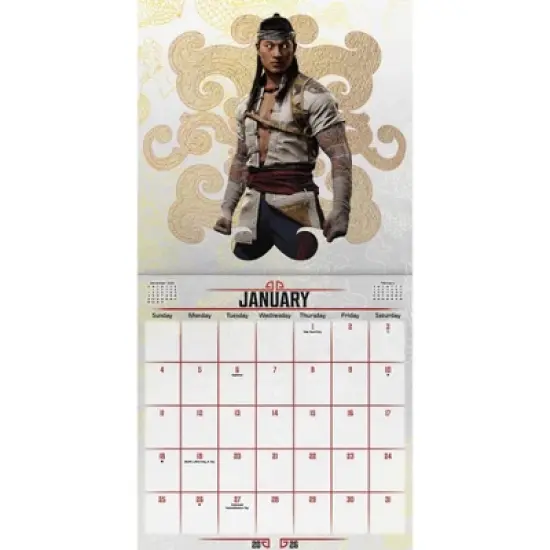 Trends International 2026 Mortal Kombat 12"x12" Wall Calendar image {1}