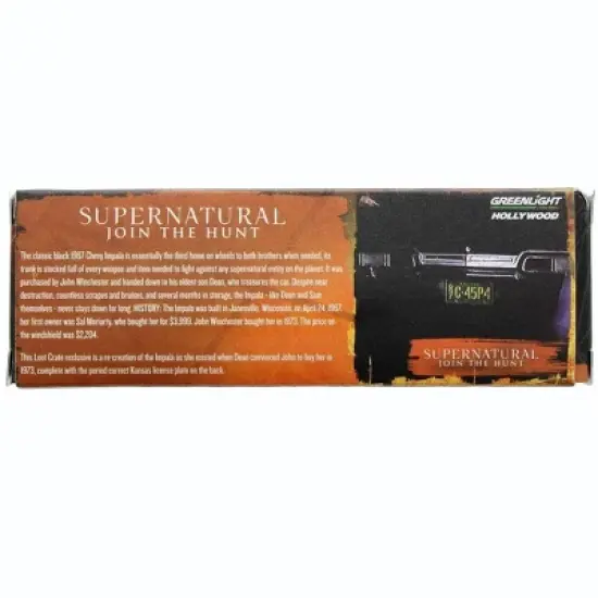 Loot Crate Supernatural 1/64 Die-Cast Car - 1967 Chevrolet Impala (Loot Crate Exclusive) image {3}