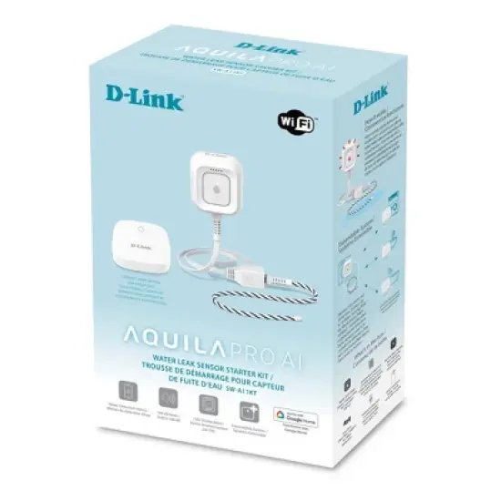 D-Link Expandable Smart Wi-Fi Water Leak Sensor Starter Kit - SW-A11KT image {11}