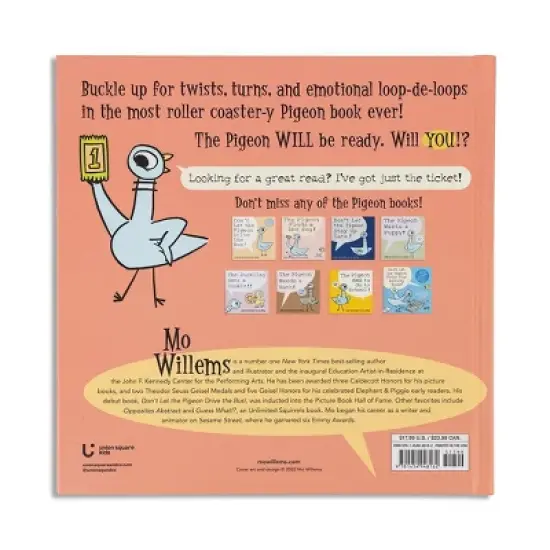 The Pigeon Will Ride the Roller Coaster! - by Mo Willems (Hardcover) image {1}