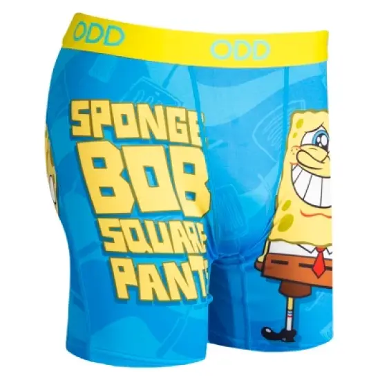 Odd Sox, Funny Men's Boxer Briefs Underwear, Nickelodeon SpongeBob Novelty Print image {2}