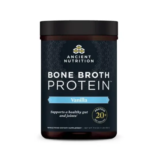 Ancient Nutrition Bone Broth Protein Powder - Vanilla - 17.4oz/20 Servings image {7}