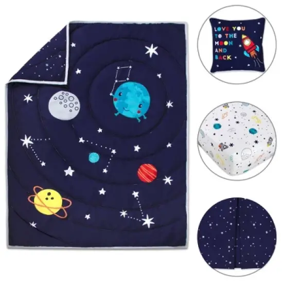 Fisher-Price Space Explorer Bedding Set - 4pc image {5}