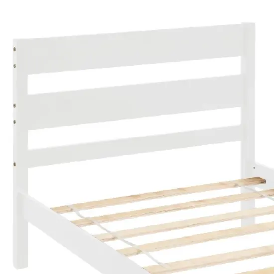 Wood Platform Bed with Headboard and Footboard-ModernLuxe image {4}