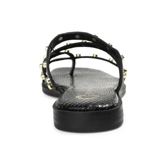 Journee Collection Womens Fanny Tru Comfort Foam Slide Low Block Heel Sandals image {2}