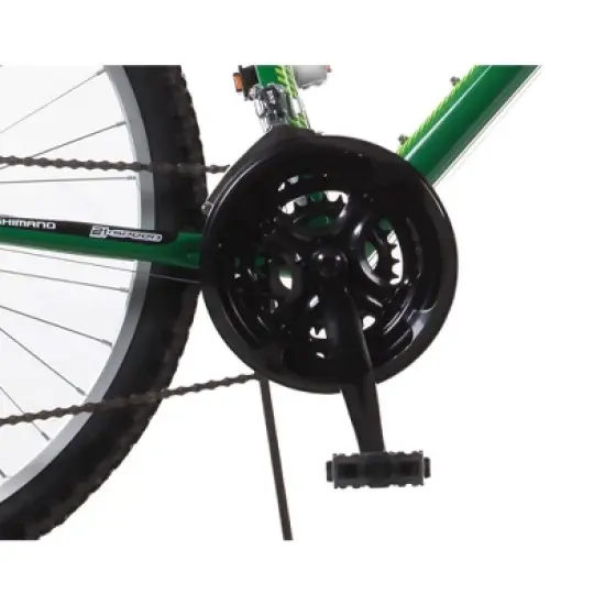 Titan Trail 21-speed Suspension Women's Mountain Bike, 17-Inch Frame, Green and Dark Green image {1}