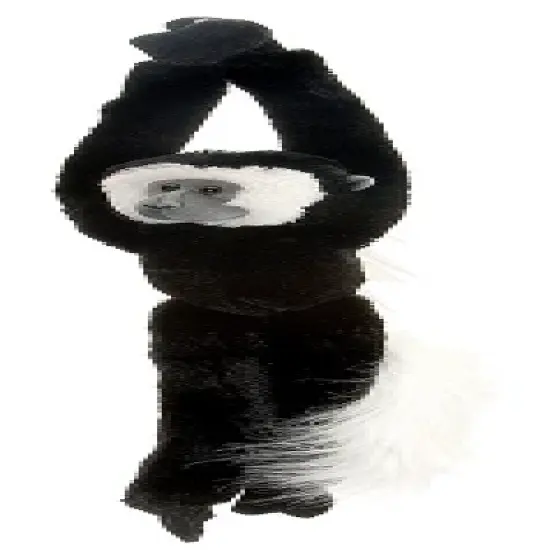 Wild Republic Hanging Monkey Colobus Monkey Stuffed Animal, 20 Inches image {1}