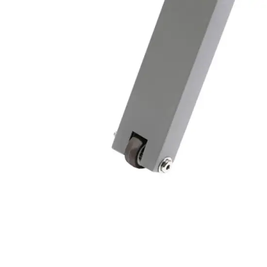 LeisureMod Marlin Modern Patio Sling Chaise Lounge Chair with Arms in Grey Aluminum, Set of 2 &ndash; Outdoor Patio, Poolside, Balcony, Garden, Deck Seating image {9}