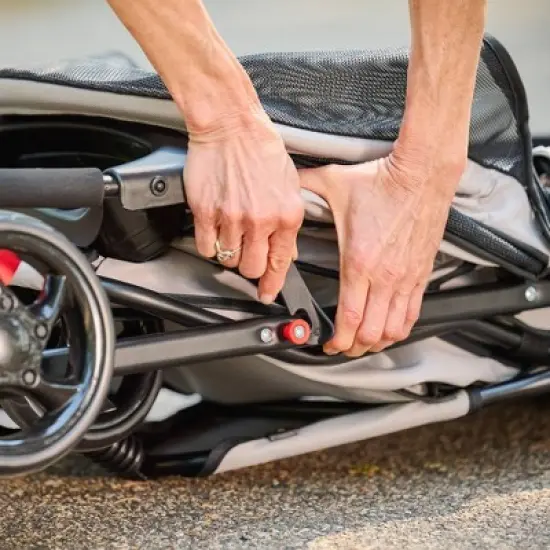 Carlson Dog Stroller - Black/Tan S image {3}