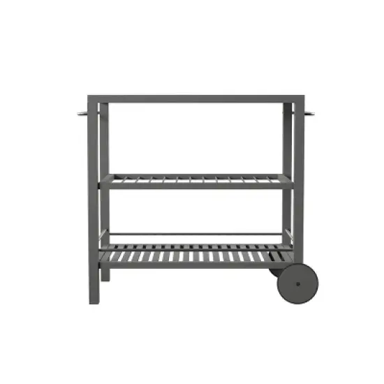 Bajarno Outdoor Bar Cart - Grey - SEI image {9}
