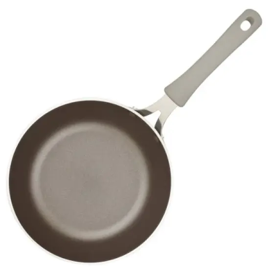 Rachael Ray Cook + Create Aluminum Nonstick Saucier Pan 3qt Gray image {6}