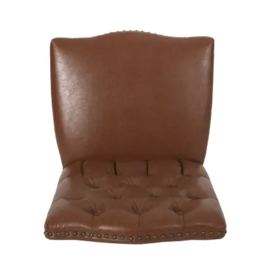 2pk Shylo Contemporary Faux Leather Dining Chairs - Christopher Knight Home image {4}