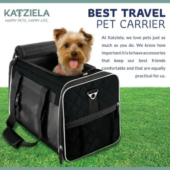 Airline Compliant Quilited Pet Carrier image {4}