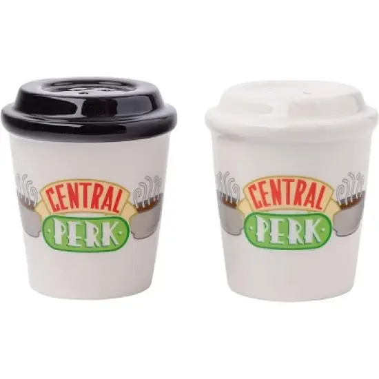 Silver Buffalo Friends Central Perk To-Go Cups Ceramic Salt and Pepper Shaker Set image {4}