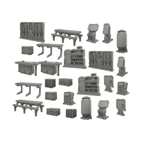 Starship Scenery Miniatures Box Set image {1}