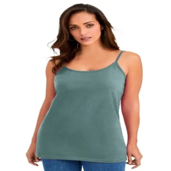 Jessica London Women&rsquo;s Plus Size Cami Top with Adjustable Straps image {14}