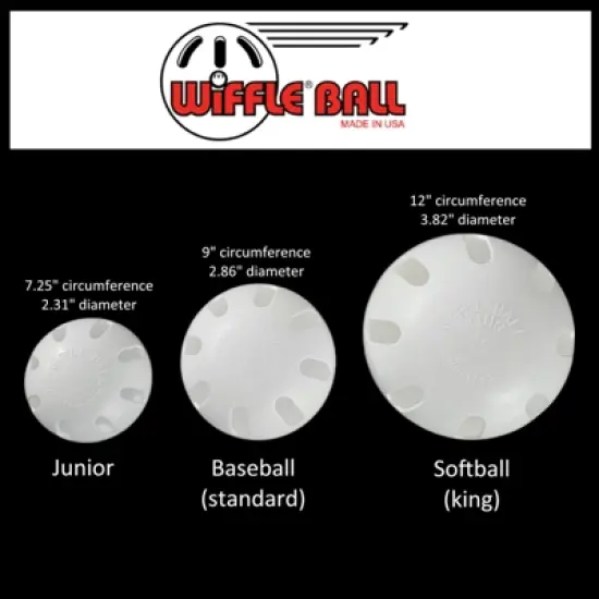 Wiffle Ball Baseballs Official Size (12 Pack) image {2}