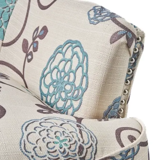 Tafton Floral Club Accent Chair - Christopher Knight Home image {2}