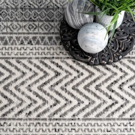 nuLOOM Catherina Transitional Geometric  Area Rug image {7}