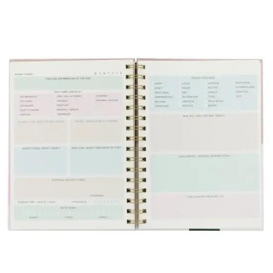 Continental Accessory Journey to Wellness Guided Twin Wire Journal 6.75"x8.5" 100 Sheets image {4}