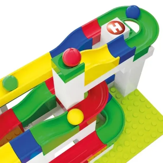 Hubelino Marble Run - 123-Piece Basic Building Box image {5}
