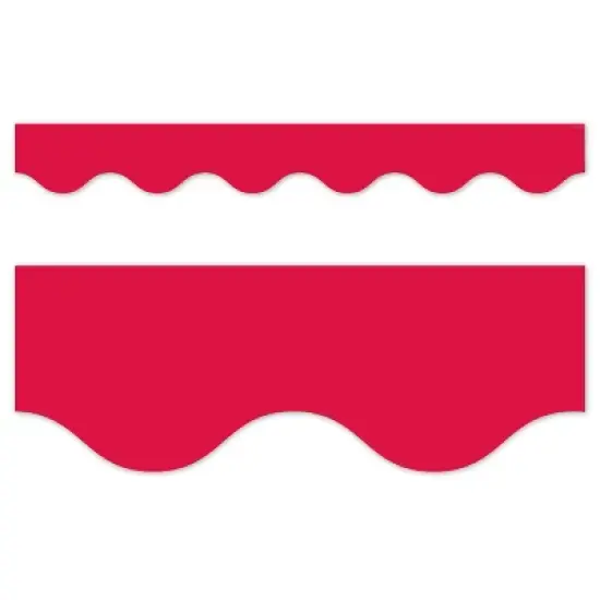 Creative Teaching Press&reg; Core Decor Red Wavy EZ Border, Bulletin Board Border, 48 Feet Per Pack, 3 Packs image {1}