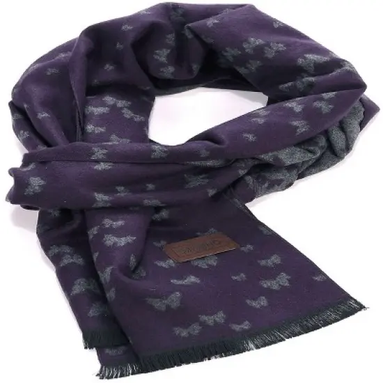 Mio Marino | Women's Cashmere Feel, 100% Cotton Fashion Winter Scarf image {10}